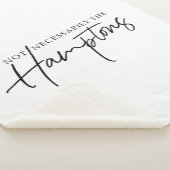 Not Necessarily The Hamptons LARGE Sherpa Blanket シェルパブランケット (3/4)