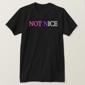 NOT NICE Tシャツ (デザイン正面)