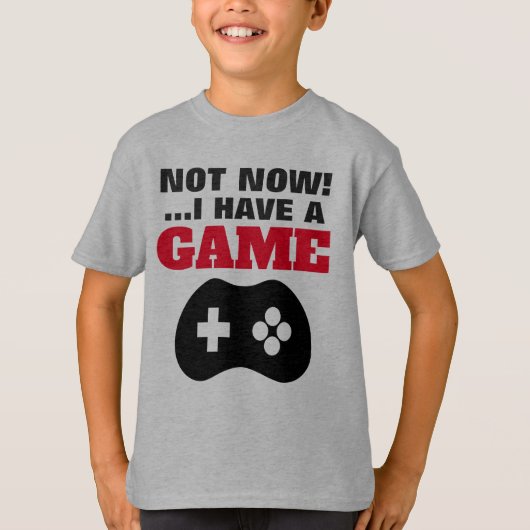 Not Now - Kids' Hanes TAGLESS® Tシャツ (正面)