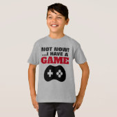 Not Now - Kids' Hanes TAGLESS® Tシャツ (正面フル)