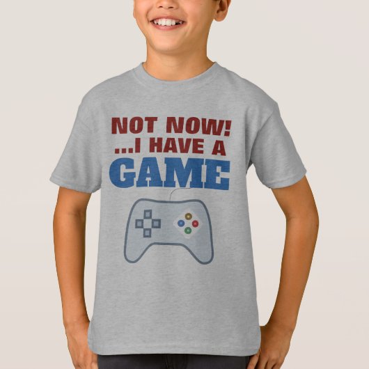 Not Now - Kids' Hanes TAGLESS® Tシャツ (正面)
