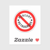 Not on Mercuryレトログラード シール (シート)