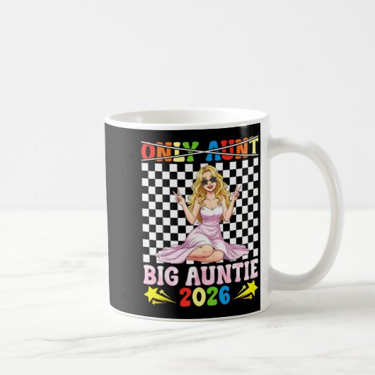 Not Only Aunt I Am Big Auntie In 2026 Cute Girl Fa コーヒーマグカップ (右)