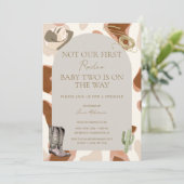 Not Our/Her First Rodeoベビー散布招待状 招待状 (スタンド正面)