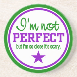 NOT PERFECTコースター – 緑/紫 コースター