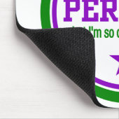 NOT PERFECTマウス – 緑/紫 マウスパッド (コーナー)