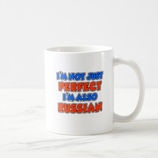 Not Perfect ロシアの Mug コーヒーマグカップ (右)
