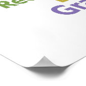 Not Perfect Redeemed By Grace Minimalist Clean ポスター (角)