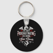 Not Procrastinating Side Quests Funny Rpg Gamer Dr キーホルダー (正面)