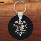 Not Procrastinating Side Quests Funny Rpg Gamer Dr キーホルダー (正面)