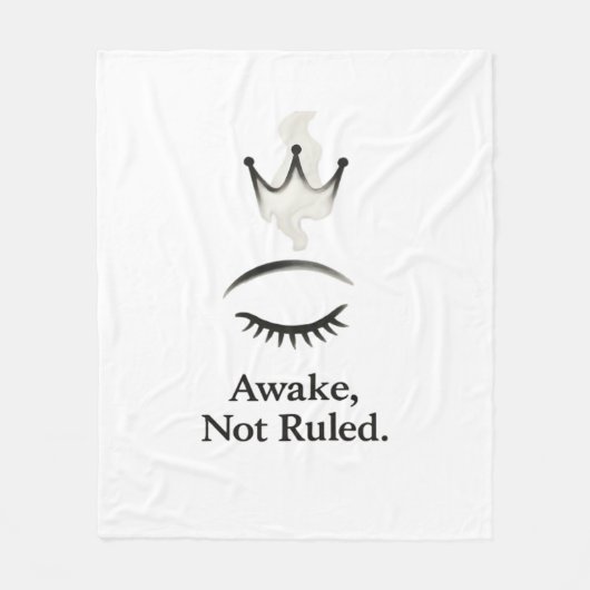 Not Ruled Classic フリースブランケット (正面)