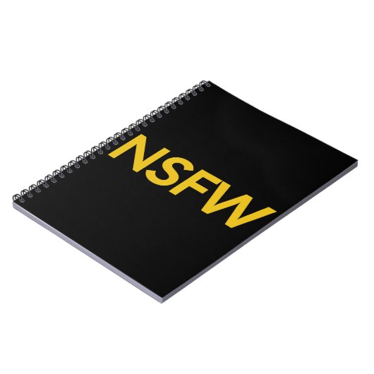 Not Safe For Work (NSFW) ノートブック (左側)