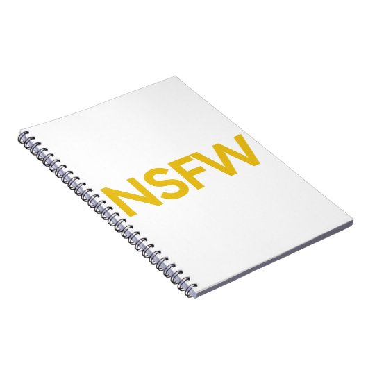 Not Safe For Work (NSFW) ノートブック (右側)