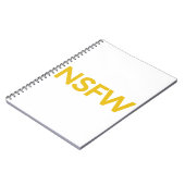 Not Safe For Work (NSFW) ノートブック (左側)