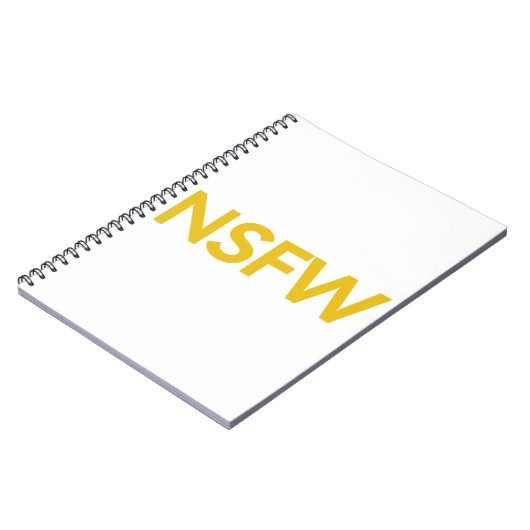 Not Safe For Work (NSFW) ノートブック (左側)