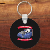 Not Sleeng Im Just Resting, My Eyes Funny Fathers  キーホルダー (正面)