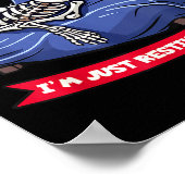 Not Sleeng Im Just Resting, My Eyes Funny Fathers  ポスター (角)