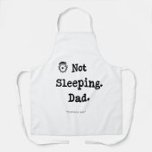 Not Sleeping Dad Apron – BBQ Nap Master Gift エプロン (正面)