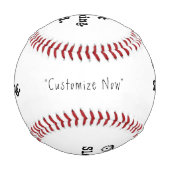 Not Sleeping Dad Baseball – Custom Funny Gift 野球ボール (裏面)