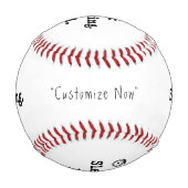 Not Sleeping Dad Baseball – Custom Funny Gift 野球ボール (正面)