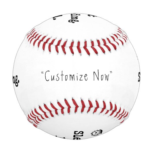 Not Sleeping Dad Baseball – Custom Funny Gift 野球ボール (正面)