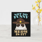 Not So Meowおもしろい Is It - おもしろい州・トルーパー カード (黄色い花)