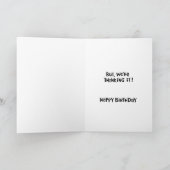 Not so young Birthday Card カード (内部)