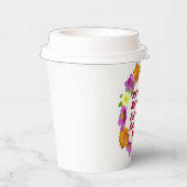 Not step not half full-time awesome Mom Adoptive  紙コップ (右)