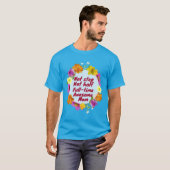 Not step not half full-time awesome Mom Adoptive  Tシャツ (正面フル)