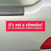 not_stimulus バンパーステッカー (車上)