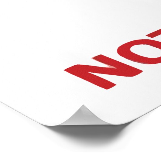 Not Sure もし Gusta – ポスター (角)