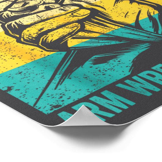 Not Swearing I'm Using My Arm Wrestling Words Arm  ポスター (角)