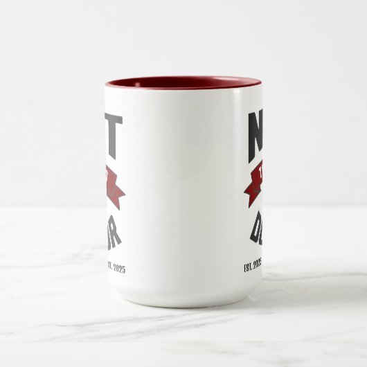 Not That Kind of Doctor Funny PhD Mug マグカップ (中央)