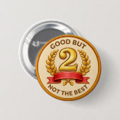 Not The Best 缶バッジ (正面&裏面)