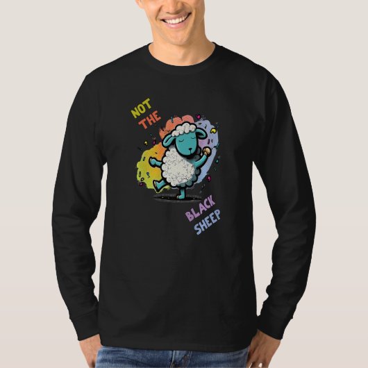 Not the Black Sheep Sheepherders農家ウールプレミ Tシャツ (正面)