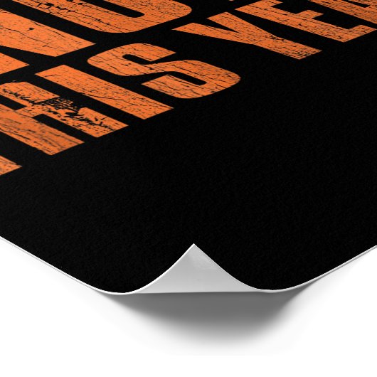 Not This Year Funny New Year Resolution  ポスター (角)