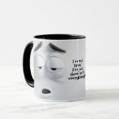 Not Tired, Add Name Message,   Expressive Face マグカップ (正面左)