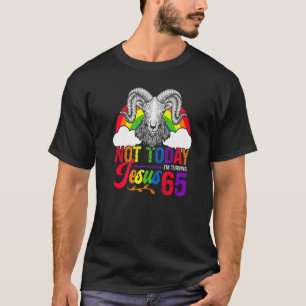 Not Todayイエス私は65レインボーシープ誕生を回している Tシャツ