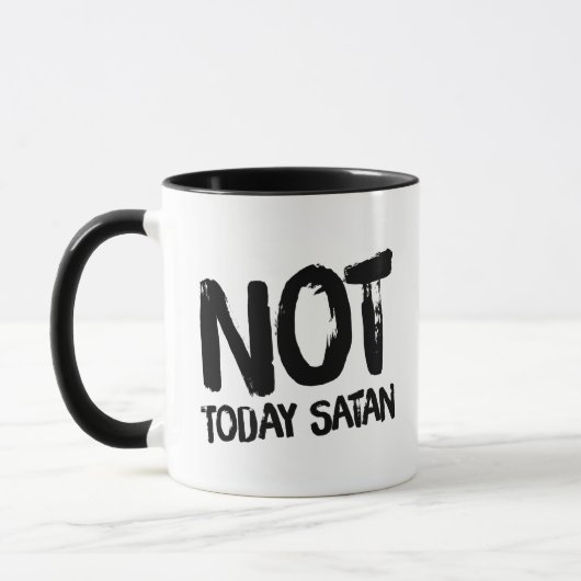 Not Todayサタンコーヒーマグ マグカップ (左)
