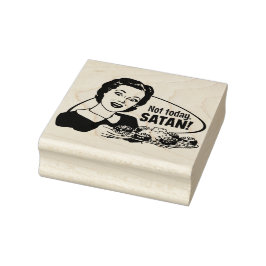 Not Todayサタンゴムスタンプ ラバースタンプ