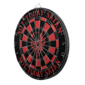 Not Todayサタンブラックレッド ダーツボード (正面右)