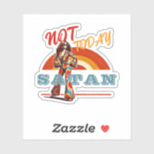 Not Todayサタンレトロ シール (シート)