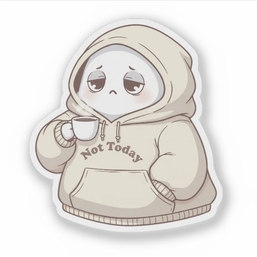 Not Todayシール シール (正面)