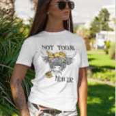 Not Todayハイファーハイランドカウヒマワリかわいい Tシャツ