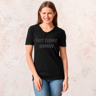 Not TodayハマンプリムTシャツ Tシャツ