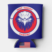 Not Todayファシスト – 愛国的なイーグルクーラーボックス 缶クーラー (正面)