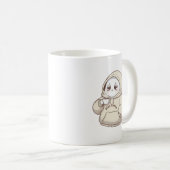 Not Todayフード付きスウェットシャツキャラクター コーヒーマグカップ (正面右)