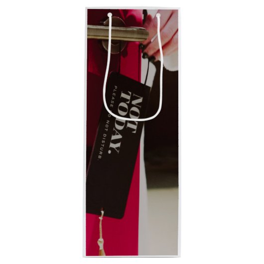 Not Todayワインバッグ ワインギフトバッグ (正面)