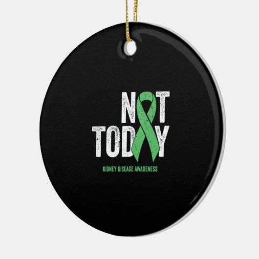 Not Today腎臓病臓器提供認識度 セラミックオーナメント (左)