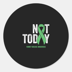Not Today腎臓病臓器提供認識度 ラウンドシール